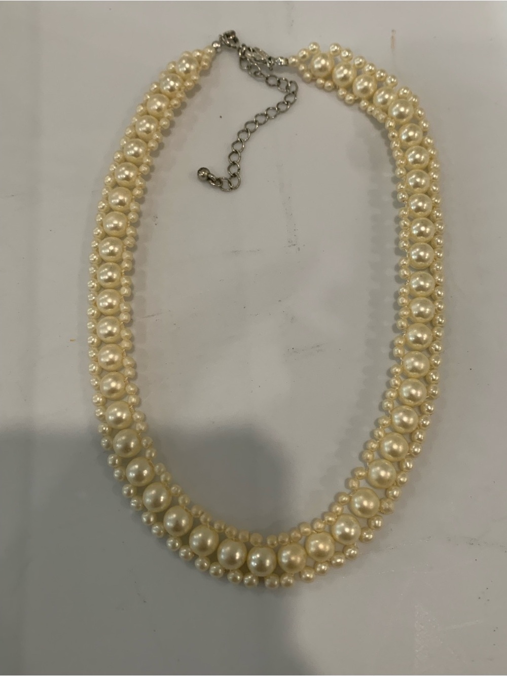 Classic Cream Pearl Multi-Strand Necklace - Women Jewelry